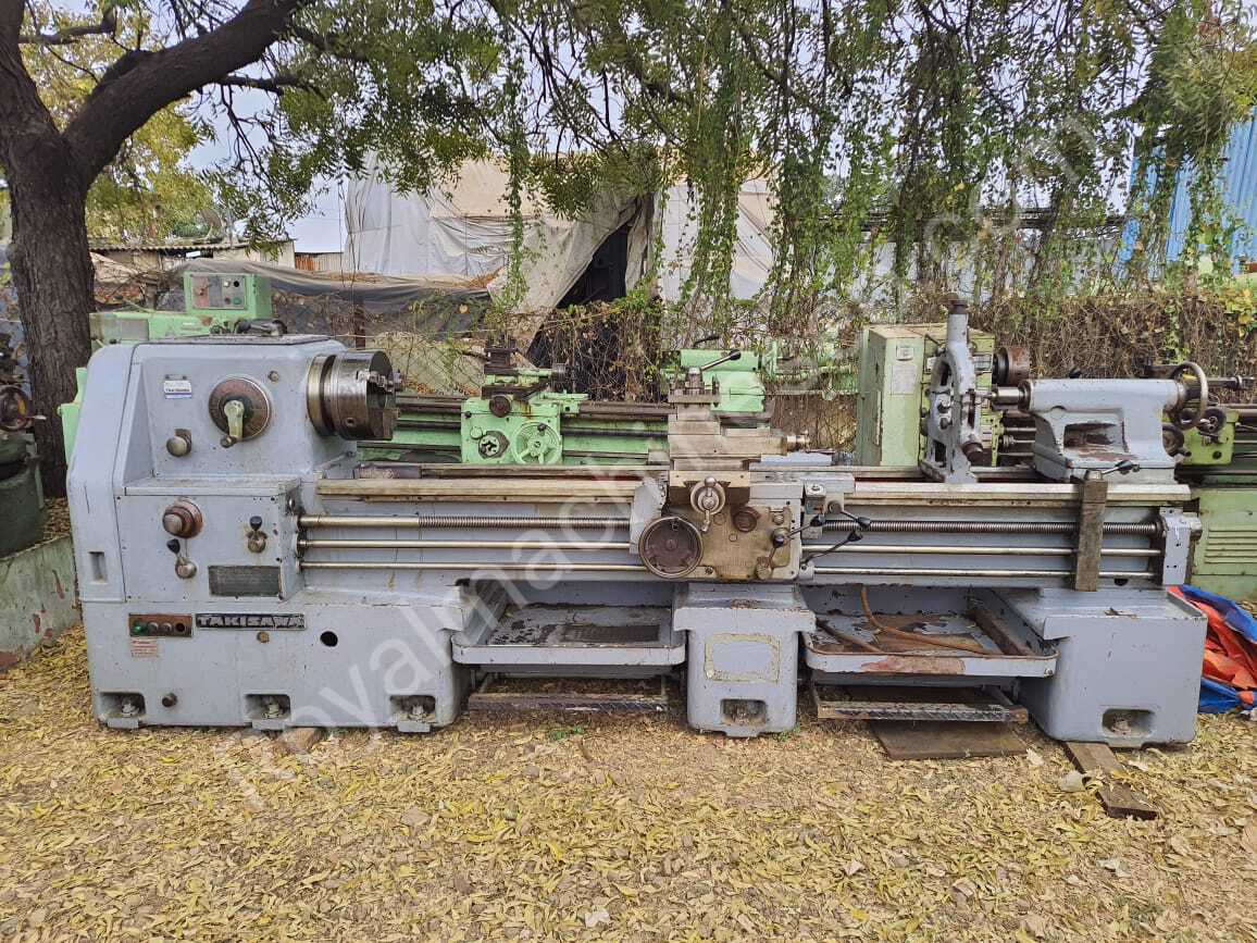 Takisawa lathe machine.