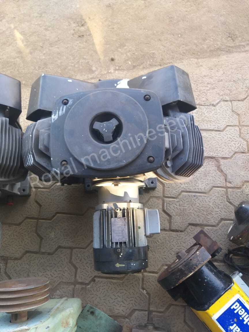 Atlas Copco LF3-10S LF3-10 3HP Oil Free Aluminum Piston Compressor Pump with Motor.
