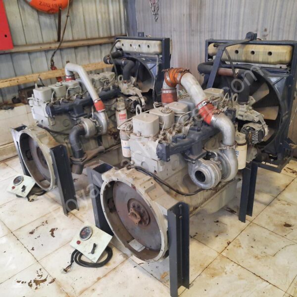 two Cummins engines